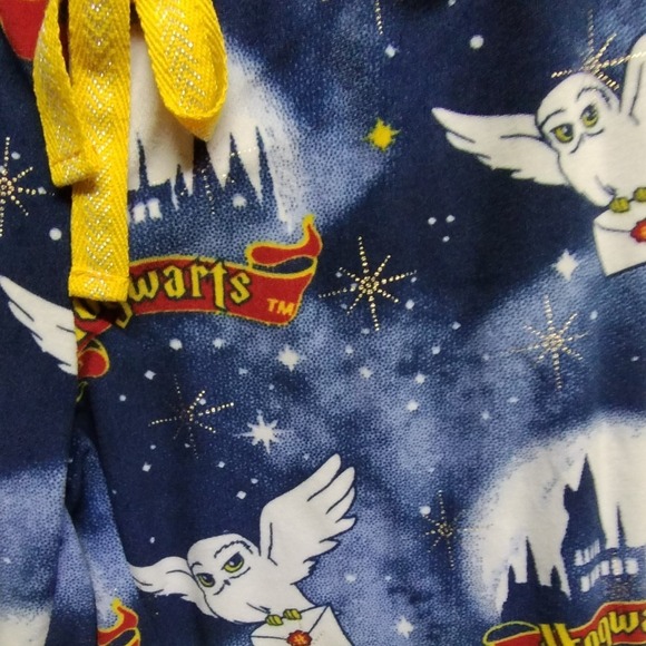 Harry Potter Hogwarts Hedwig Pajama Pants Sleepwear Women's  Size S 4-6‎ - Picture 3 of 8